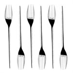 Coffret 6 fourchettes gâteau Vicenza Guy Degrenne